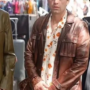 Sebastian Stan A Different Man Brown Leather Jacket For Sale