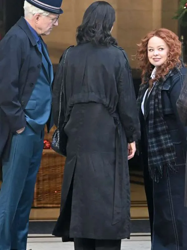Selena Gomez Only Murders in the Building Black Trench Coat For Sale