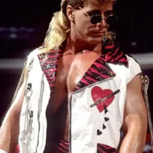 Shawn Michaels WWE White Leather Vest