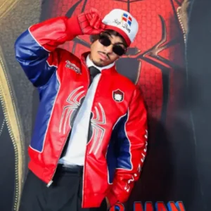 Shop Cristian Andres Spider-Man Leather Jacket