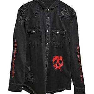 Shop Demon Hunter Skull Black Jacket