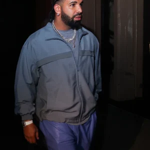 Shop Drake x Iceman NYC 2026 Blue Track Jacket