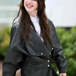 Shop Her Private Hell Sophie Thatcher Black Leather Jacket