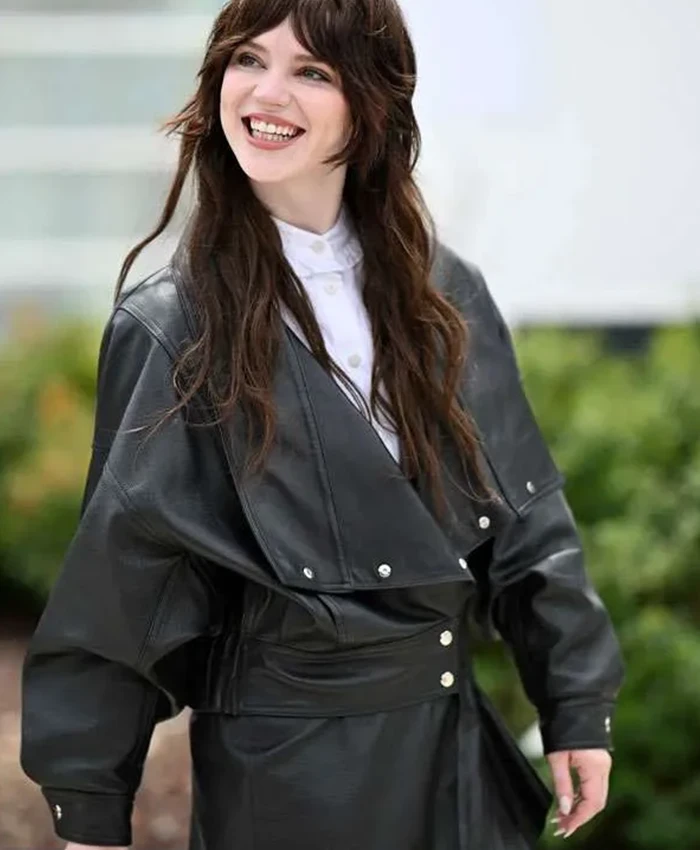 Shop Her Private Hell Sophie Thatcher Black Leather Jacket