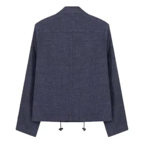 Shop James Bond No Time To Die Shirt Style Blue Jacket