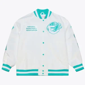 Shop Memphis Grizzlies Mitchell & Ness White Arctic Jacket