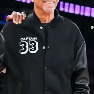 Shop NBA Kareem Abdul-Jabbar Captain Letterman Jacket