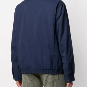 Shop Polo Ralph Lauren Harrington Bomber Navy Jacket