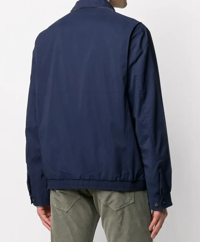 Shop Polo Ralph Lauren Harrington Bomber Navy Jacket