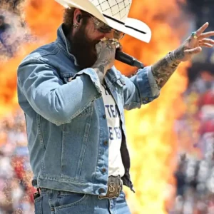 Shop Post Malone FIFA Final 2026 Denim Jacket