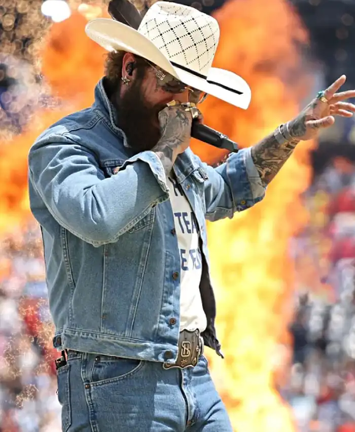 Shop Post Malone FIFA Final 2026 Denim Jacket