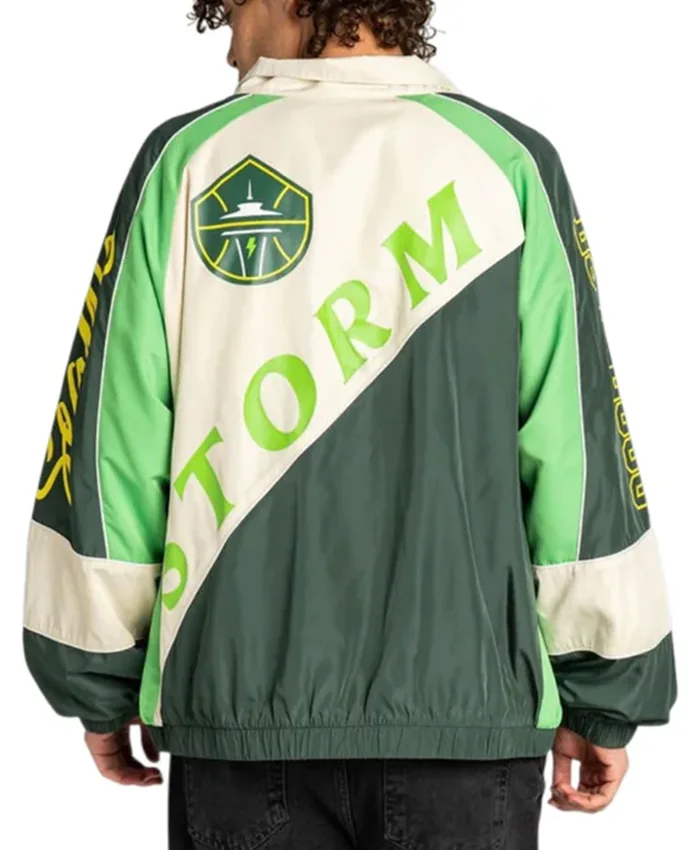 Shop Seattle Storm Wild Collective Oversized Track Jacket