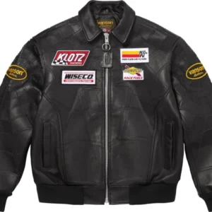 Shop Supreme x Vanson SS26 Spider-Man Leather Jacket