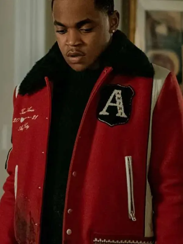 Shop Tariq St. Patrick Power Book II Ghost S03 Red Jacket