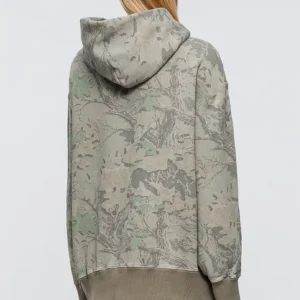 Shop Yeezy Season 4 Boxy Camo Hoodie