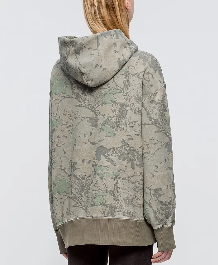 Shop Yeezy Season 4 Boxy Camo Hoodie