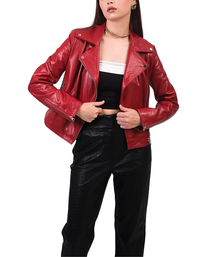 Slim Fit Biker Jacket