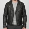 Slim Fit Leather Jacket