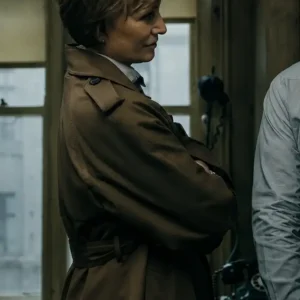 Slow Horses 2026 Kristin Scott Thomas Brown Coat