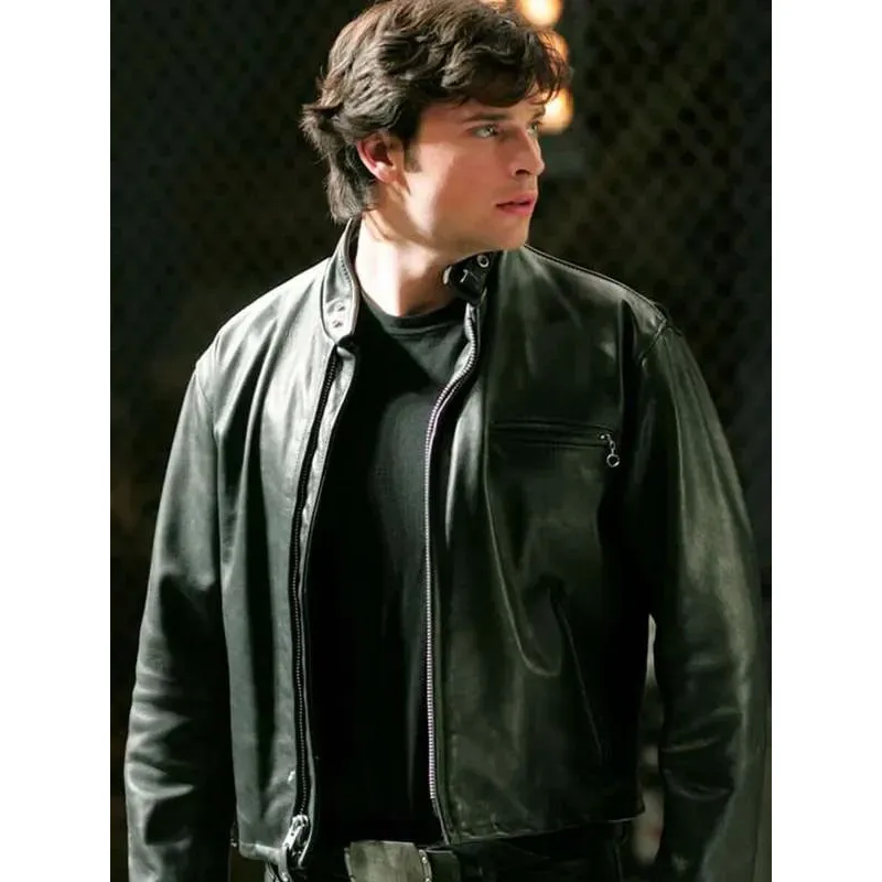 Smallville Season 6 Tom Welling Leather Jacket