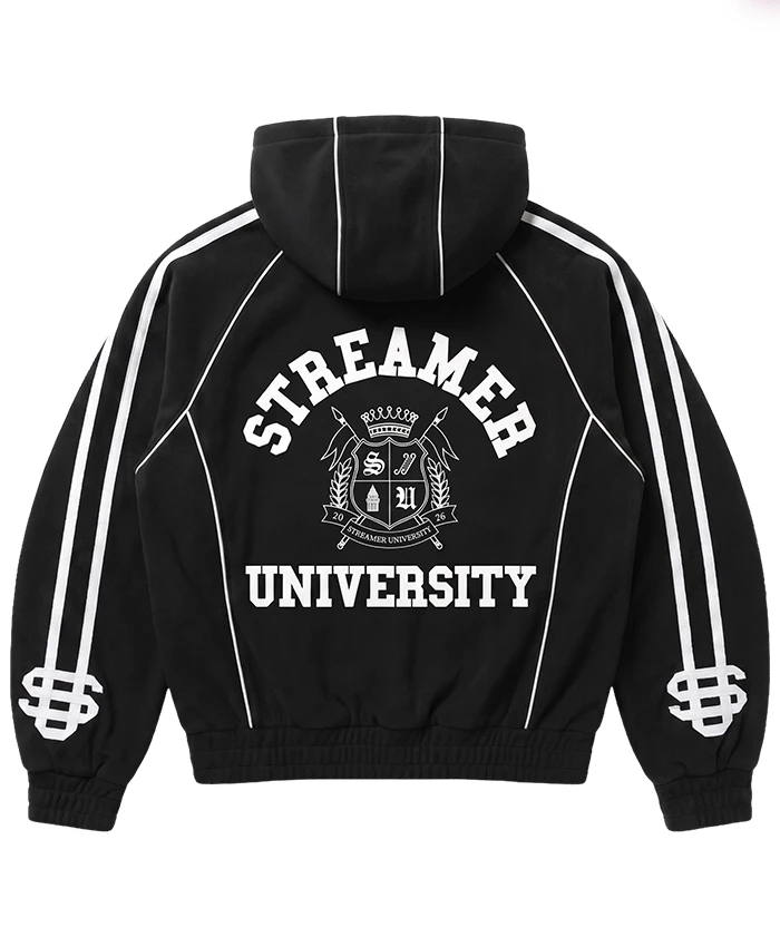 Streamer University Hooded Zip-Up Jacket