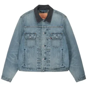 Stussy x Levi’s Embossed Denim Trucker Jacket