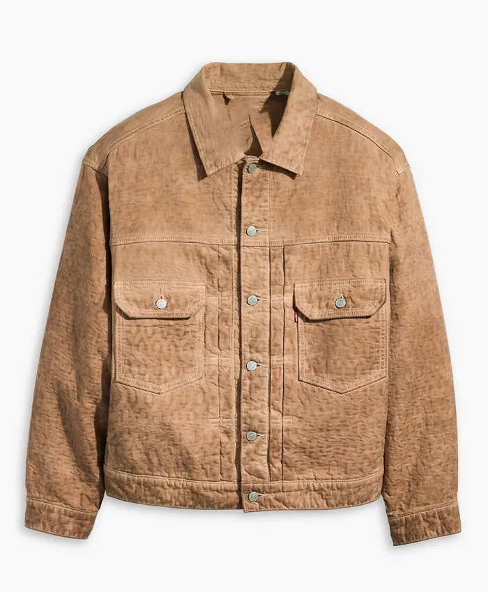 Stussy x Levi’s Men’s Jacquard Trucker Jacket