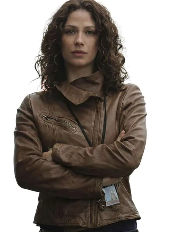 Stylish Leather Outerwea