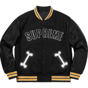 Supreme Bone Varsity Letterman Jacket for sale