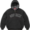 Supreme Reflective Arc Hooded Black Work Jacket