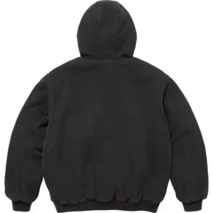 Supreme Reflective Arc Hooded Black Work Jacket For Sale