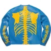 Supreme Vanson Leather Bones Blue Jacket