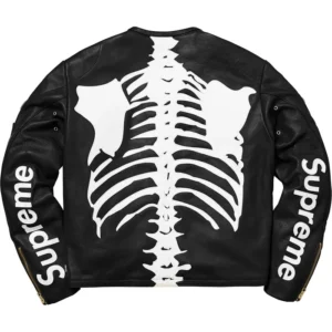 Supreme Vanson Leather Bones Jacket For Sale