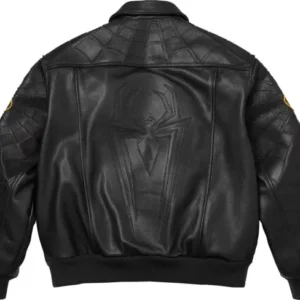 Supreme x Vanson SS26 Spider-Man Leather Jacket For Sale