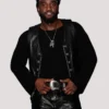 THE TONIGHT SHOW Shaboozey Leather Vest