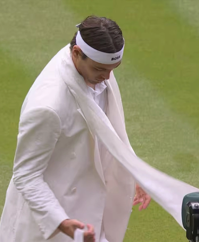Taylor Fritz Wimbledon 2026 White Blazer Shop Now