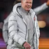 Team Netherlands Ronald Koeman Grey Puffer Jacket