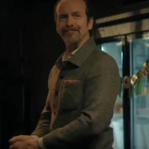 The Boroughs S01 Denis O’Hare Grey Shirt Jacket