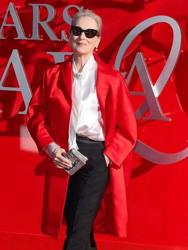 The Devil Wears Prada 2 Premiere Meryl Streep Red Coat