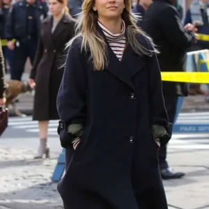 The Flight Attendant Cassie Bowden Wool Coat For Sale