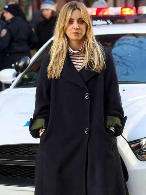 The Flight Attendant Cassie Bowden Wool Coat
