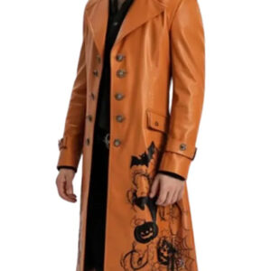 The Shadow Veil Leather Coat