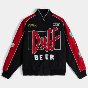 The Simpsons x Shoe Palace Duff Man Racing Jacket