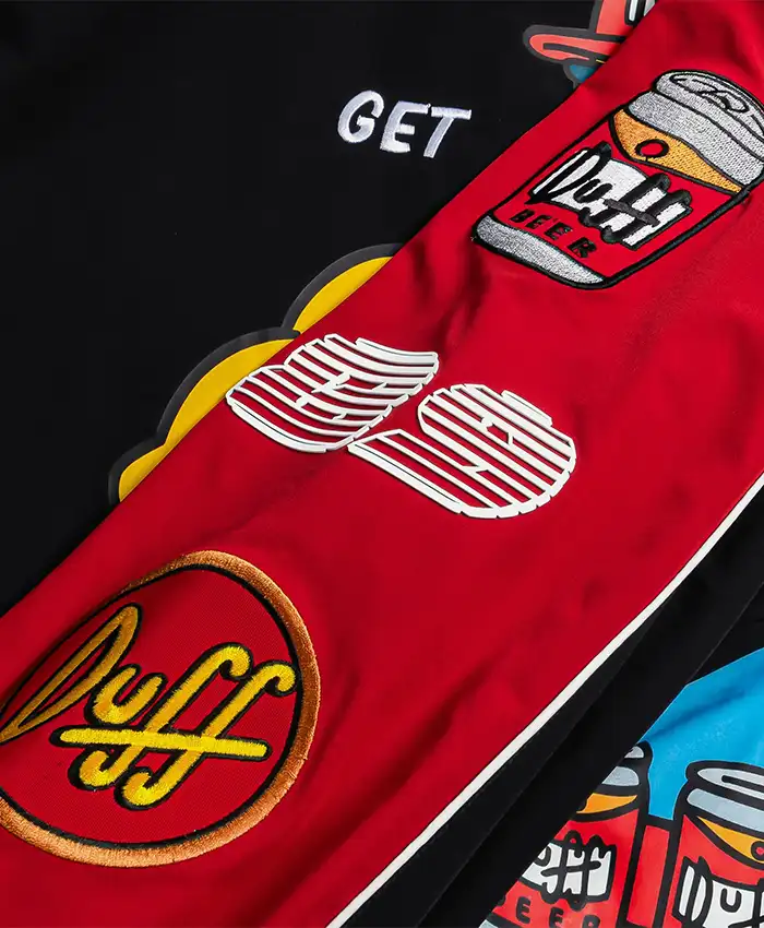 The Simpsons x Shoe Palace Duff Man Racing Jacket Buy Now