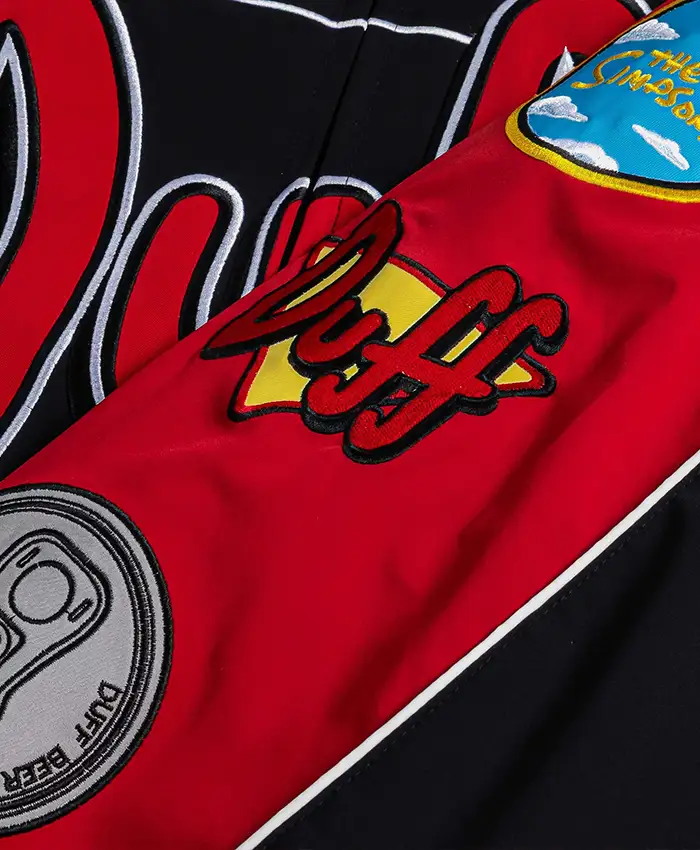 The Simpsons x Shoe Palace Duff Man Racing Jacket Shop Now