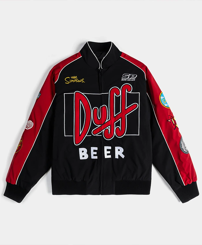 The Simpsons x Shoe Palace Duff Man Racing Jacket