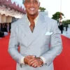 The Smashing Machine Premiere Dwayne Johnson Suit