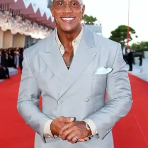 The Smashing Machine Premiere Dwayne Johnson Suit
