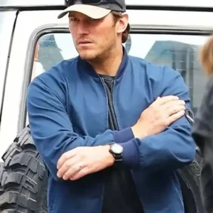 The Terminal List Chris Pratt Blue Jacket For Sale