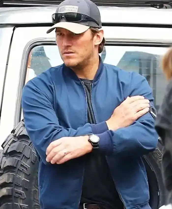 The Terminal List Chris Pratt Blue Jacket For Sale
